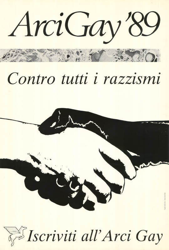 ArciGay '89. Contro tutti i razzismi. Iscriviti all'Arci Gay