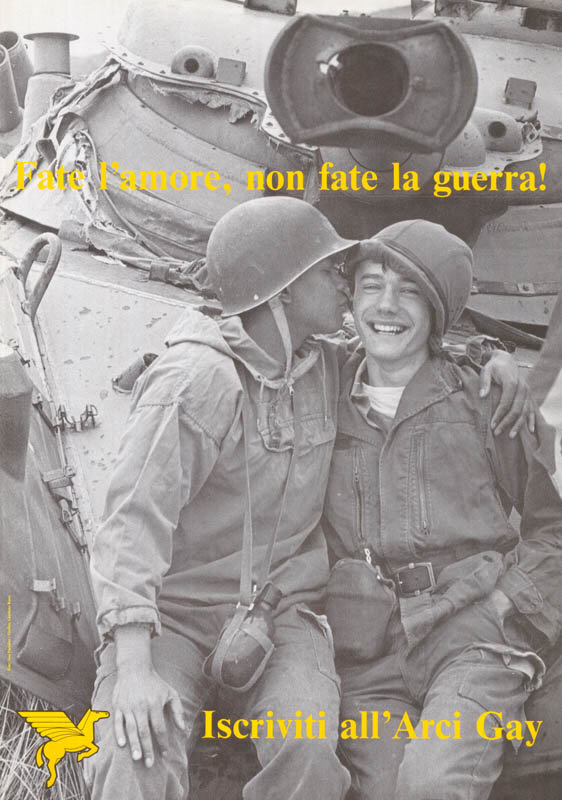 Fate l'amore, non fate la guerra! Iscriviti all'Arci Gay (1980-1989)